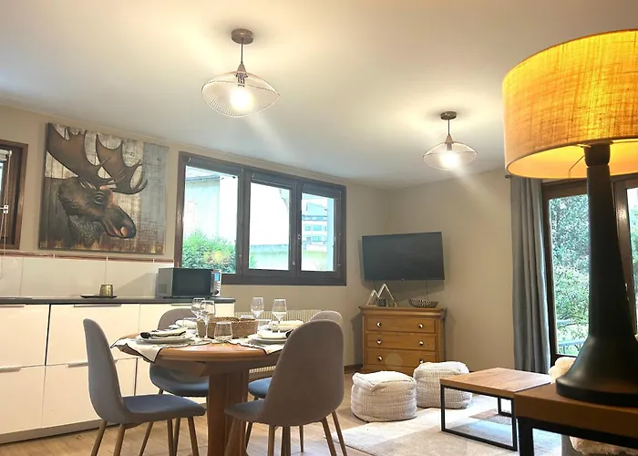 Style Avec Grande Terrasse Et Parking Prive Chamonix